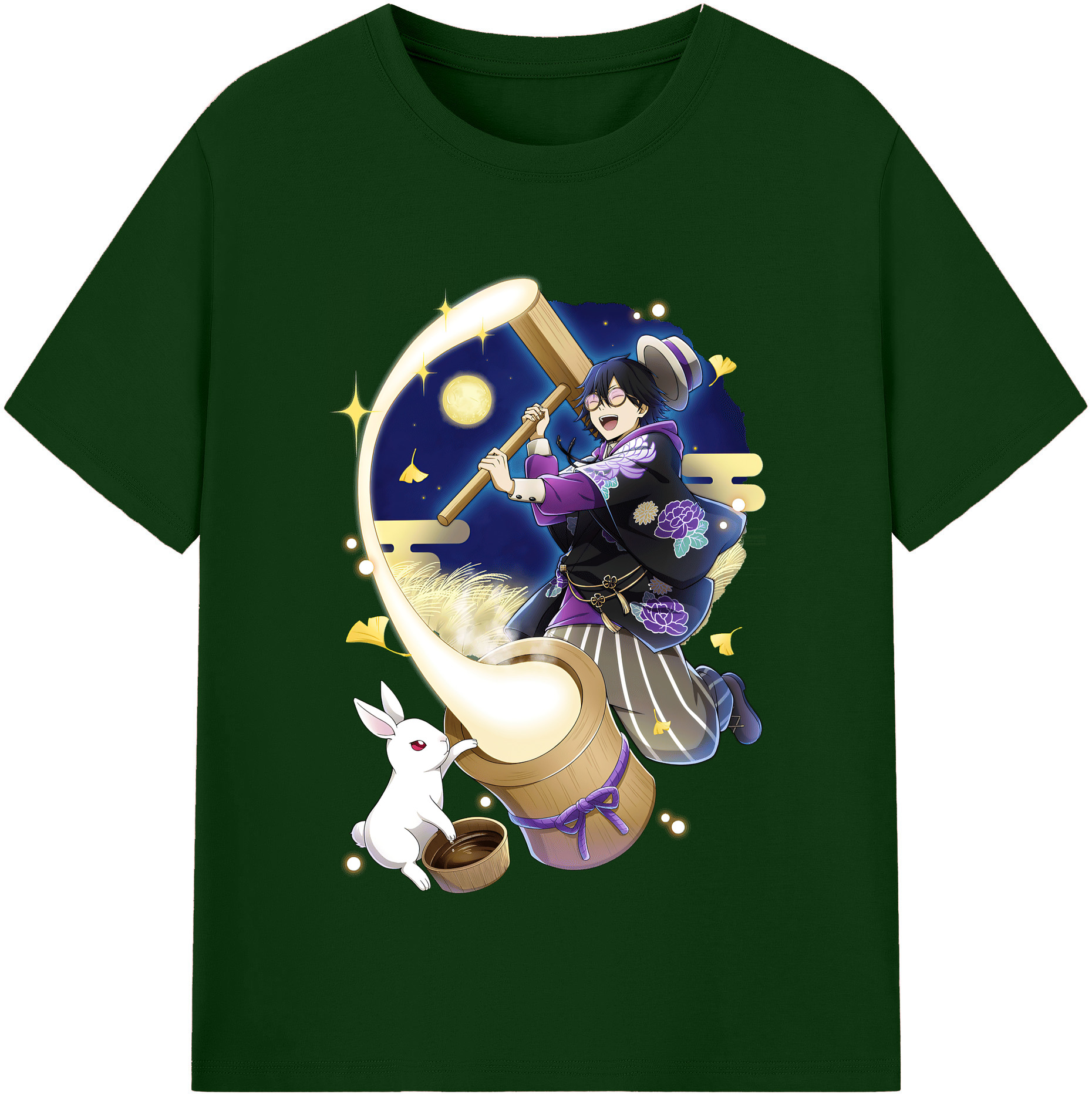 （画像用） 文豪ストレイドッグス Bungo Stray Dogs 綿100％半袖Tシャツ（フロントプリント）